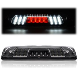 GRAND ORANGE LED 3rd Brake Light High Mount Compatible with 2014-2018 Chevy Silverado/GMC Sierra Rear Cargo Stop Light Clear Lens Black Housing