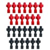 Shelti Foosball Men - Black & Red - Set of