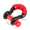 ZEONHAK 4 Pack 3/4 Inch D Ring Shackle, Heavy Duty