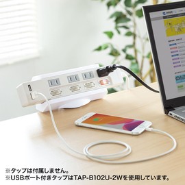 Sanwa Supply TAP-CLAMP1 Power Strip Desk Clamp Type Rotating Fixed Holder