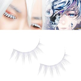White False Eyelashes, Eye Lashes, Cosplay Makeup False Eyelashes Masquerade Party Eyelashes Make Up Eyelash Extension Accessories