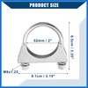 VekAuto Round U Bolt Muffler Exhaust Clamps for Car /