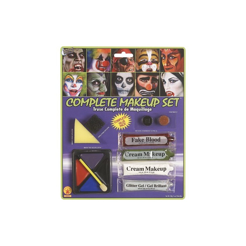 Rubie's Costume Co. Complete Makeup Kit (12Piece), Multicolor