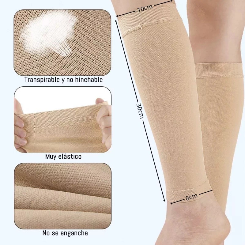 Medias De Compresion Venosa Pantorrilla Circulation Calcetas