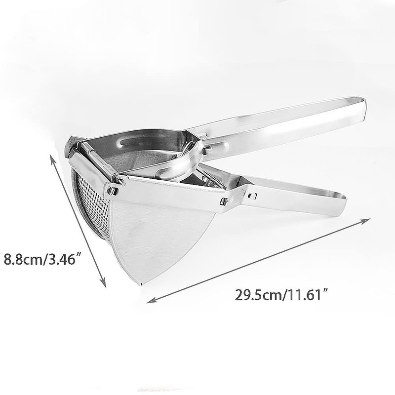 Potato Masher Stainless Steel Multifunctional Fruit Vegetable Baby Food Press