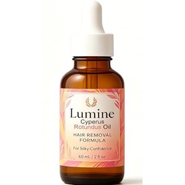 Lumine Organics Cyperus Rotundus Oil, Natural Cyperus Rotundus Oil for Hair Removal, Reduces Unwanted Hair Growth, Moisturizes & Soothes The Skin, Reducing Body Hair Growth, Shrink Pores.60ML(1pc)