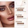 Foundation Concealer Stick,Dual-ended with Built-in Brush,Multi-Use Concealer & Highlighter for