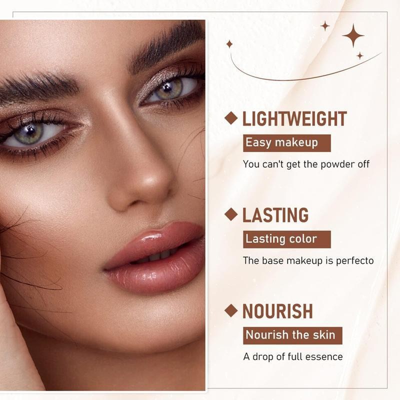 Foundation Concealer Stick,Dual-ended with Built-in Brush,Multi-Use Concealer & Highlighter for