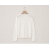 See-through thin long sleeve point button summer women's cardigan V-neck