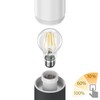 ledscom.de Poru Bollard Light with Socket for Outdoor Use, Anthracite,