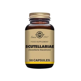 Solgar Scutellariae Vegetable Capsules - Pack of 50 - Fresh Botanicals - Anxiety Relief and Heart Support - Vegan and Gluten Free