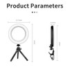 Ring Light Laptop, 5 Inch Ring Light with Tripod &