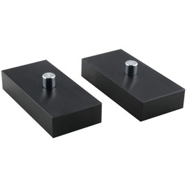 DCVAMOUS Black 1" Rear Leveling Lift Kit Compatible with Ford F250 F350 - Level Lift Blocks (Raise Vehicle 1 Inch) for 1999-2026 F250 F350 Superduty 2WD 4WD | 2000-2005 Excursion 2WD 4WD