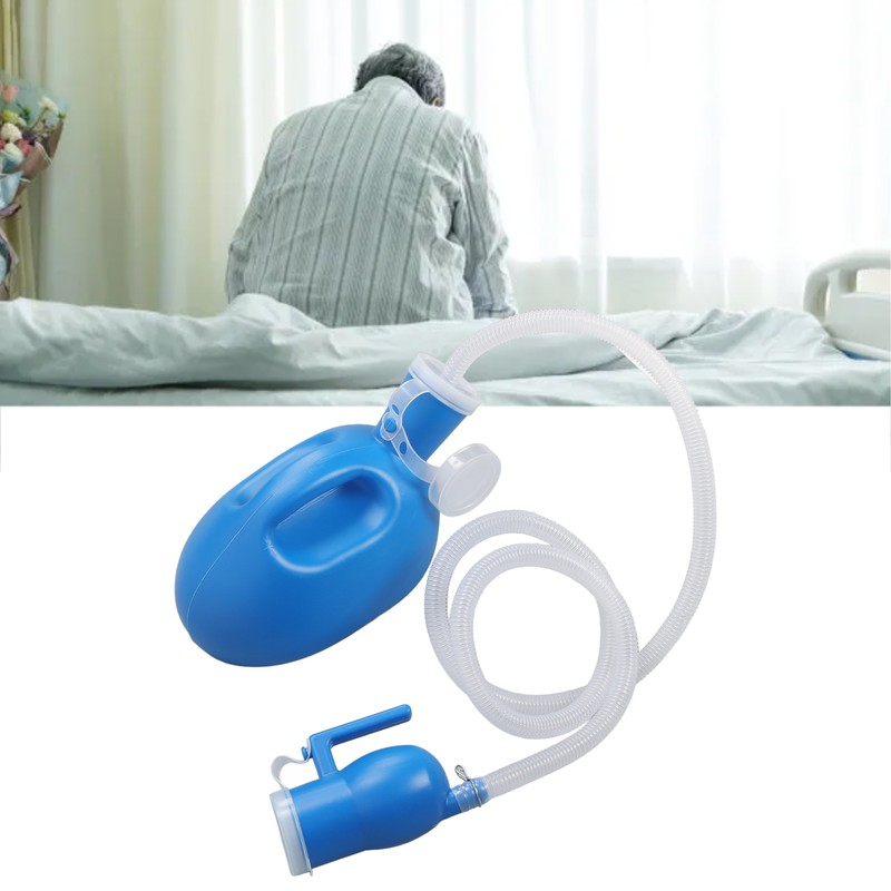 Urine Bottle for Men Elderly 2000ml Long Tube Spill Proof
