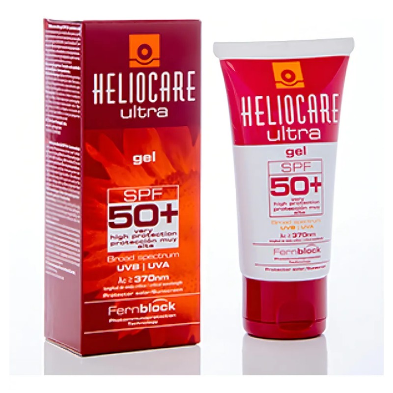 Protector Solar Gel Heliocare Ultra FPS 50 Rostro Libre Aceite