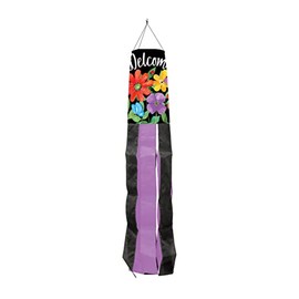 Briarwood Lane Whimsy Flowers Spring Windsock 40" L