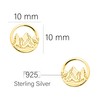 SOFIA MILANI - Women's Earrings 925 Silver - Mountain Stud