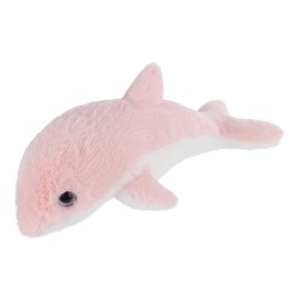 Apricot Lamb Pink Dolphin Plushies Stuffed Animals for Kids, Soft Cute Plush Toys for Baby Girl and Boy, Fluffy Pink 12 Inches