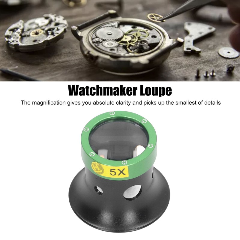 Jewelers Loupe Portable Optical Magnifier Watch Jewelry Experimental Repair Tool