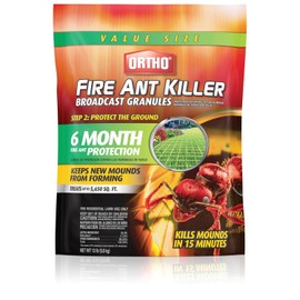 Ortho Fire Ant Killer Broadcast Granules - Fire Ant Granules for Outdoors, Kills Mounds in 15 Minutes, 6 Month Protection, Treats Up to 5,650 sq. ft., 13 lb