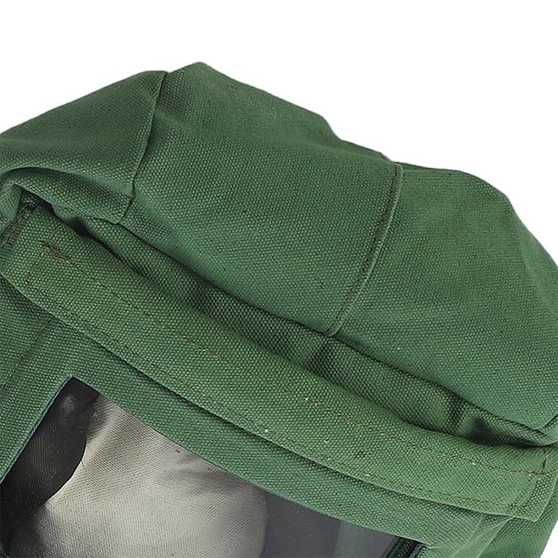 [UOPR] Sandblast Cover, Dustproof/Windproof Canvas Cape Sandblast Protective Mask, Heat