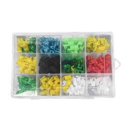 JNNJ 160 Stücke Türschloss-Stangen-Clip-Verschlüsse Für Verschiedene Arten Von Autotüren Und Schlössern, Kunststoff-Türschloss-Stangen-Clip-Verschlüsse, Universell Klammern Für Türverriegelungsstangen