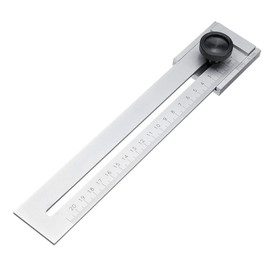 CarAngels Carpentry Ruler Gauge Sliding Scoya Carpenter Measuring and Marking Carpenter Right Angle Ruler Carbon Steel Injury Tool (200MM)