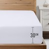 Utopia Bedding Single Fitted Sheet, White - 12 Inch (30cm)
