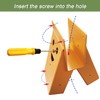 Gabasinover Smile 1 pcs Heavy Duty Sawhorse Bracket, Saw Steel