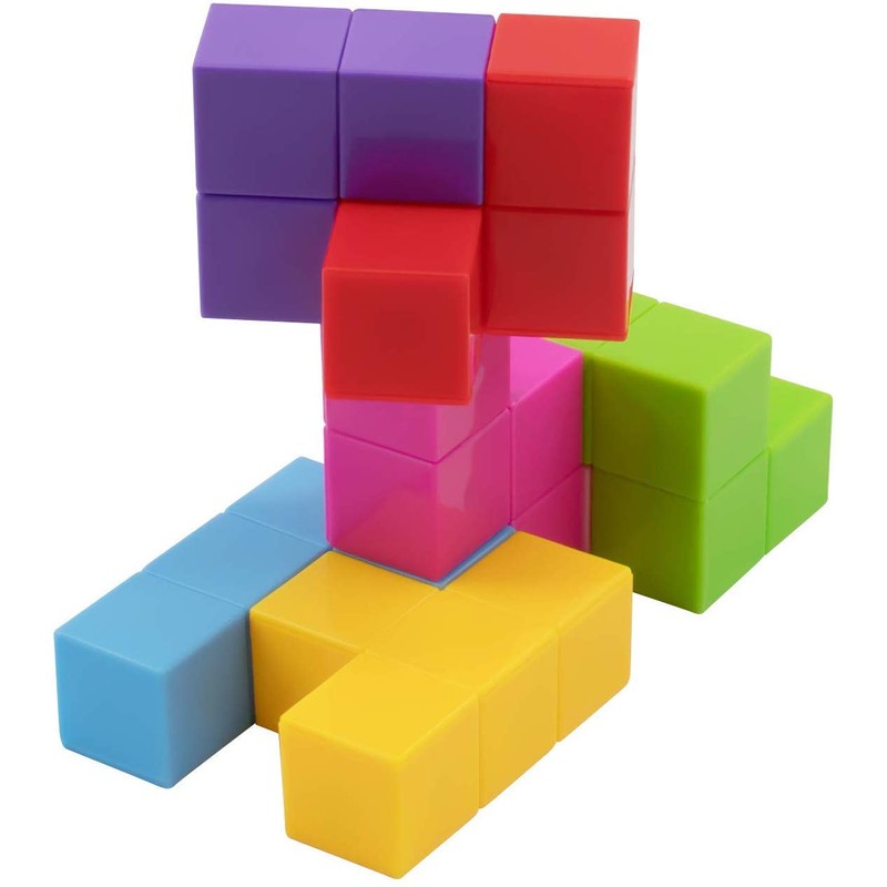 XMD Magic Cube Magnetic Block Magic Blocks Magnetic Puzzle Montessori