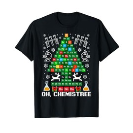 Oh Chemistree Christmas Tree Chemistry Science Funny T-Shirt