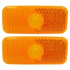 HouYeen Left and Right Side Marker Light Amber Lamp Reflector