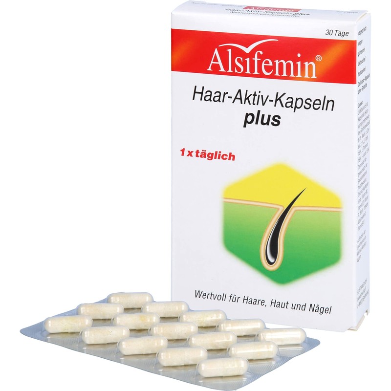 Alsifemin Hair Active Capsules Plus, Pack of 30