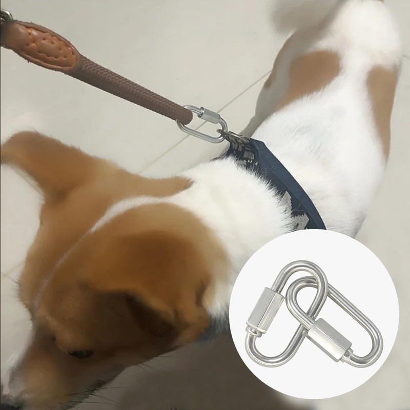 6 PCS 304 Stainless Steel Quick Link Hooks