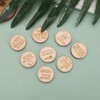SG Store Golf Ball Markers Golf Markers, Laser Engraved Round