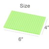 Vanpad Lined Sticky Notes 4X6 in Bright Green Ruled Stickies