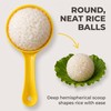 2 Pcs Yellow Half Round Rice Spoon Mold,Rice Serving Spoon