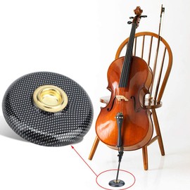 Joyzan Cello Mat, Pad Floor Protection Violoncello Non-Slip Carpet Stop End Pin Stand Holder Non-Slip End Floor Protector Accessories Non-Slip Bottom Double Bass Stopper Spike Holder