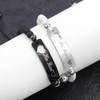 Tobestu Her Beast and His Beauty Bracelet Set Couples Heart