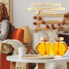Sunnyray 20 Pcs 220 ml Glass Honey Jars with Dipper
