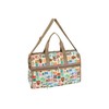 LeSportsac Deluxe Large Weekender Bag (Postage Print Brown)