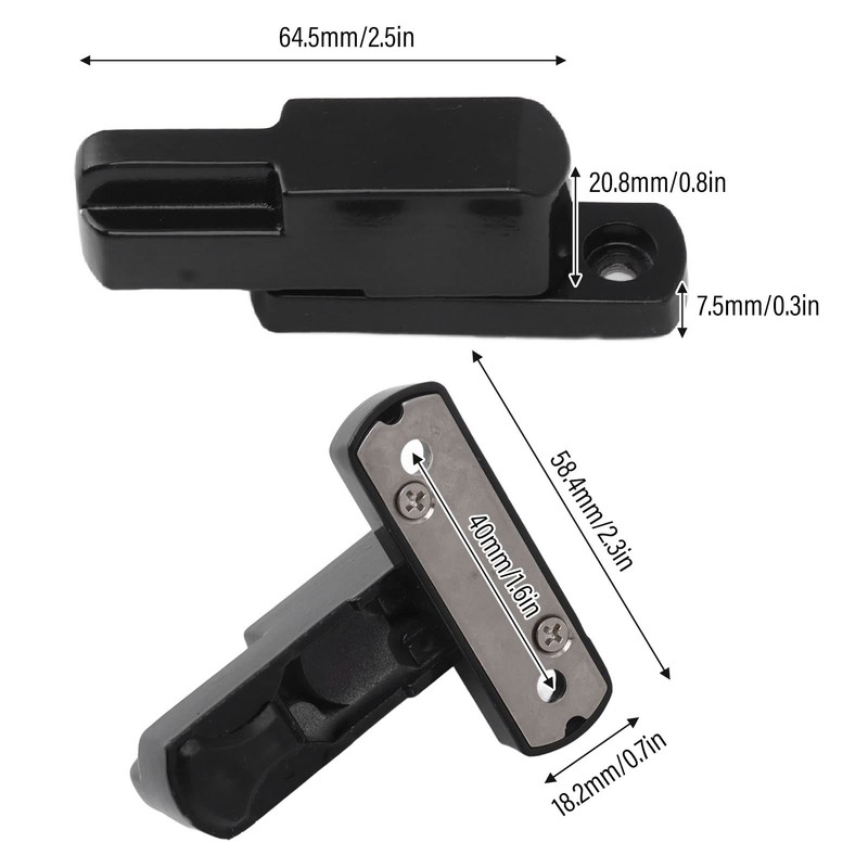 Sash Blocker Window Jammer Aluminum Alloy T Type Door Window