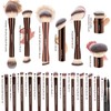 MAANGE 20 Pcs Makeup Brushes with Gift Box, Double-End Multi-functional