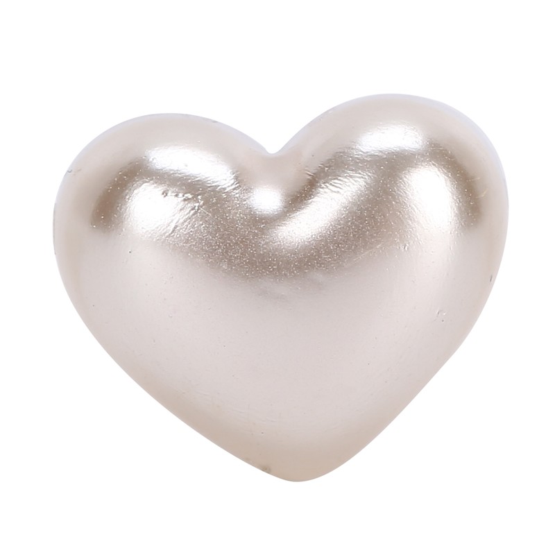 10pcs Heart Beads Imitation Pearls Beads Nail Art Decoration DIY