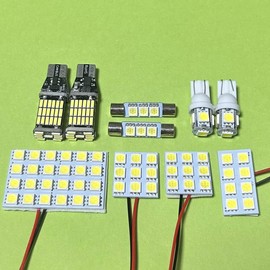 KaoKaoMarket Crosstrek LED Room Lamp, Back Lamp, License Plate Light Set, GUD GUE, 6 Pieces, Interior Light, Custom Parts, Car Supplies, Vehicle Inspection Compatible
