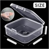 DUOFIRE Small Box Clear Plastic Bead Storage Container 12 Pack