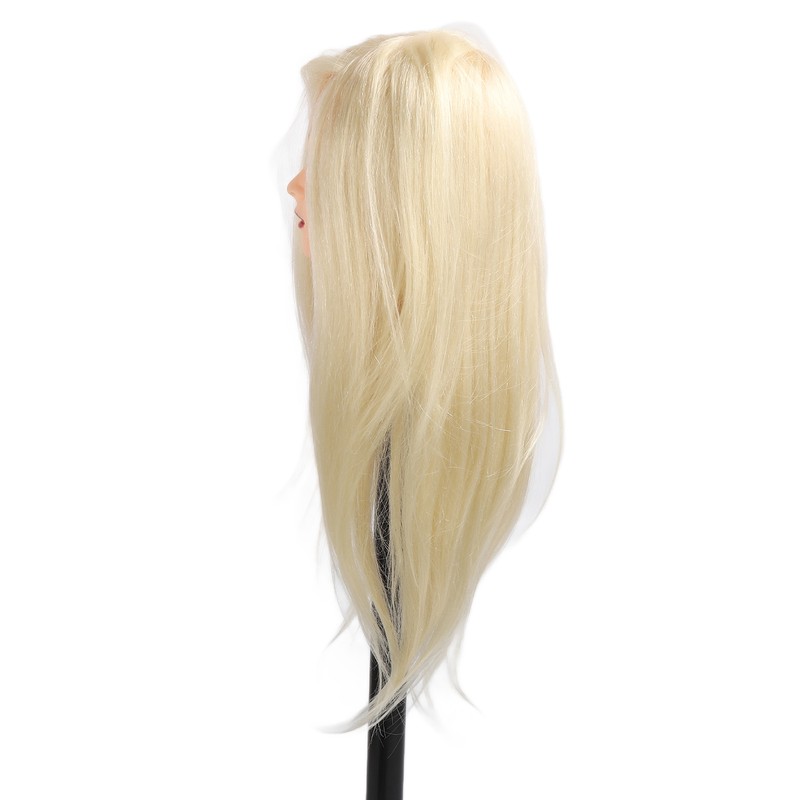 Hair Styling Mannequin Head 85% Real Hair Hairdresser Training Head
