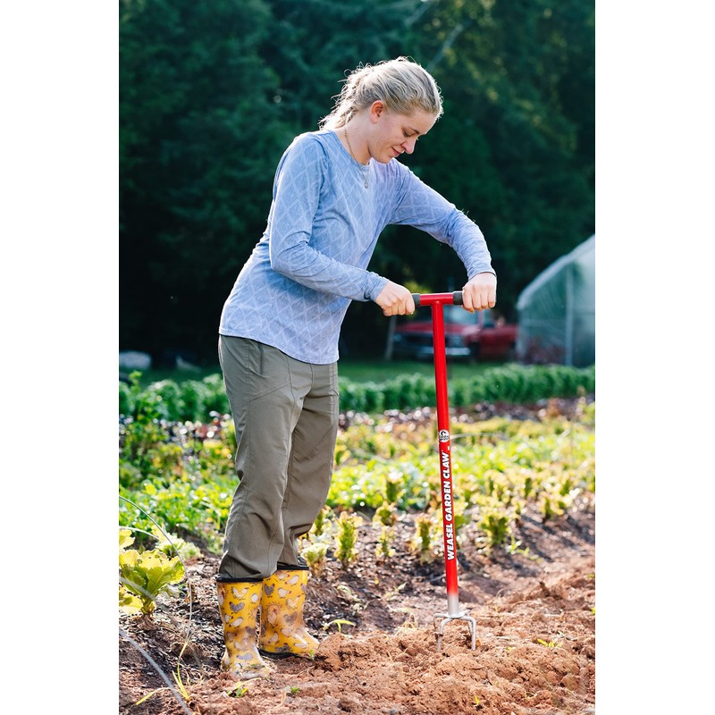 Garden Weasel Garden Claw - Long Handle | Cultivate, Loosen,