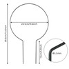 Acrux7 10 Pcs Circle Trellis for Climbing Plants Indoor Small