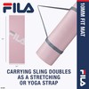 FILA Accessories Exercise Mat - Thick Yoga Mat for Fitness
